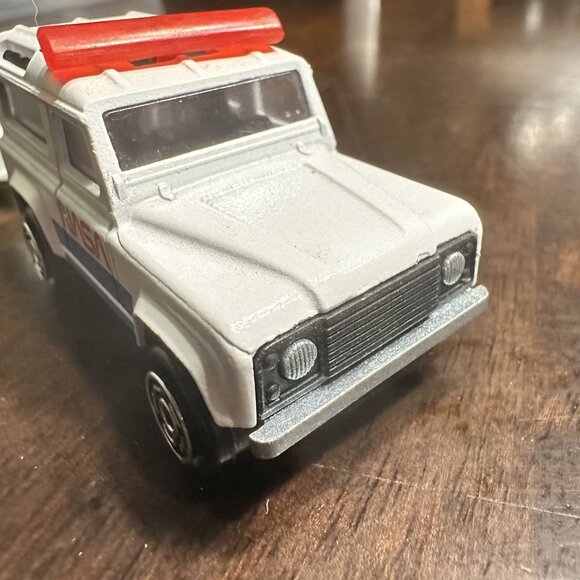 Vintage Majorette Land Rover NASA Diecast Vehicle & Trailer Set - Picture 6 of 6